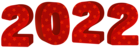 2022 Red Transparent PNG Clipart
