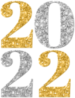 2022 Silver Gold PNG Clip Art