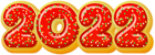 2022 Sweet Gingerbread PNG Clipart