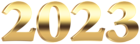 2023 Gold PNG Clipart