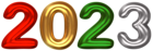 2023 Year PNG Transparent Clipart