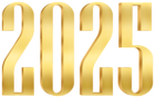 2025 Gold PNG Clipart