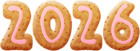 2026 Cookie Transparent PNG Clipart