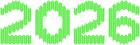 2026 Green Deco Transparent PNG Clipart