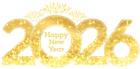 2026 Text Decor PNG Clipart
