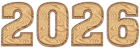 2026 Wooden PNG Clipart