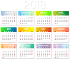 Calendar 2018 Transparent Clip Art Image