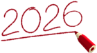 Deco 2026 with Pencil PNG Clipart