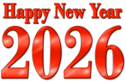 Happy New 2026 PNG Clipart