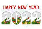 Happy New Year 2022 PNG Clipart