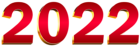 Red 2022 PNG Transparent Clipart