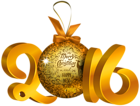 Yellow 2016 Decoration PNG Clipart Image