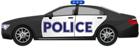 Black Police Car PNG Transparent Clipart