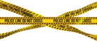 Police Barricade Crime Tape PNG Clip Art Image