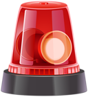 Red Police Siren PNG Clip Art Image