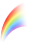 Curved Rainbow Transparent Clip Art Image