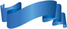 Banner Blue Deco Clip Art PNG Image