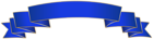 Banner Blue PNG Transparent Image
