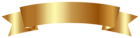 Banner Gold Clipart PNG Image