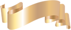 Banner Gold Deco Clip Art PNG Image