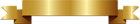 Banner Gold PNG Clip Art Image