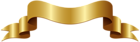 Banner Golden PNG Clip Art Image