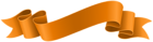 Banner Orange PNG Clip Art Transparent Image