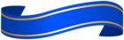 Banner PNG Transparent Blue Clipart