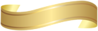 Banner PNG Transparent Gold Clipart