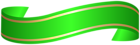 Banner PNG Transparent Green Clipart