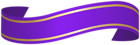 Banner PNG Transparent Purple Clipart