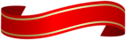Banner PNG Transparent Red Clipart