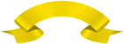 Banner PNG Yellow Clipart
