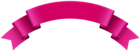 Banner Pink Transparent PNG Clip Art Image