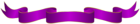 Banner Purple Transparent Clip Art Image