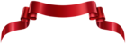 Banner Red PNG Clip Art Image