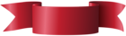Banner Red PNG Clip Art Image