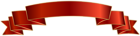 Banner Red PNG Transparent Image
