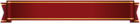 Banner Red Transparent Clip Art Image