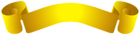 Banner Yellow PNG Transparent Clipart