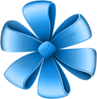 Beautiful Blue Bow PNG Clip Art Image