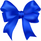 Beautiful Bow Blue PNG Clipart