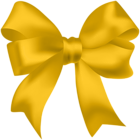 Beautiful Bow Yellow PNG Clipart