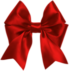 Beautiful Red Bow PNG Transparent Clipart