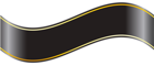 Black Banner PNG Clipart