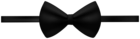 Black Bow PNG Clip Art Image