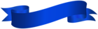 Blue Banner Decor PNG Clipart