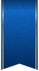 Blue Banner Decorative Clipart Image