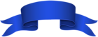 Blue Banner PNG Clip Art Image