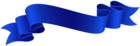 Blue Banner Transparent PNG Image